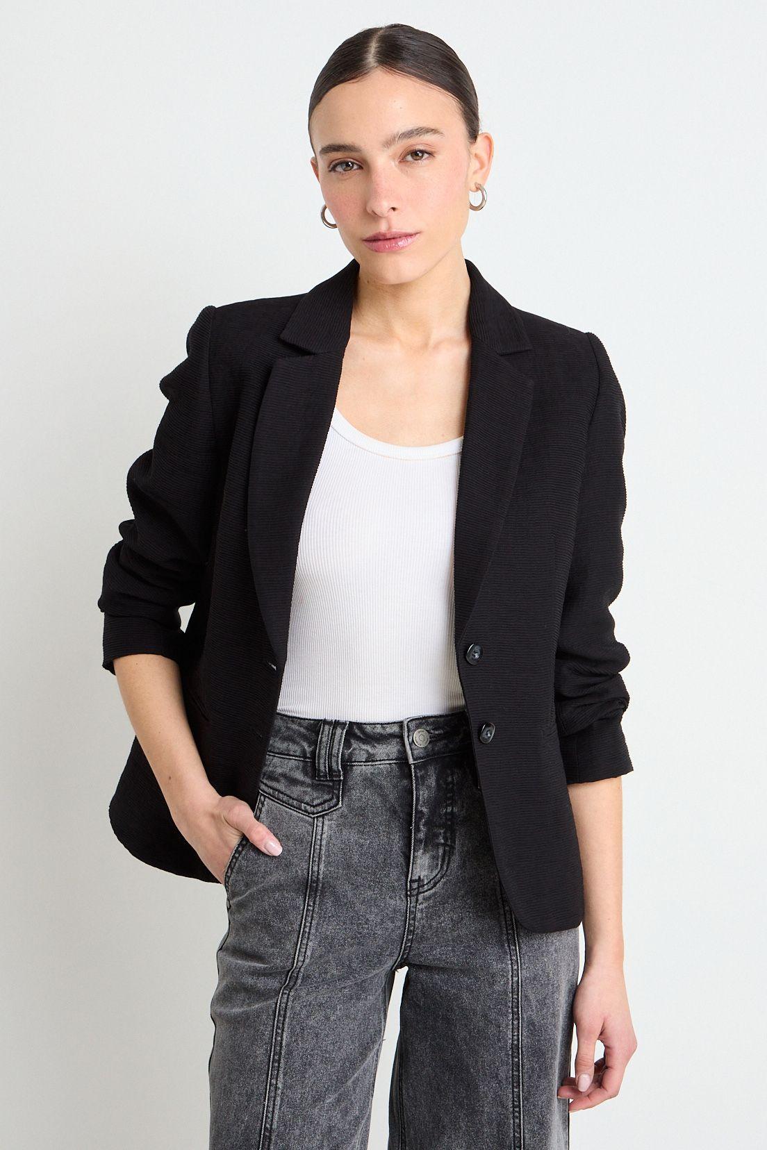 Blazer Liso Negro iO 16020225021102-0