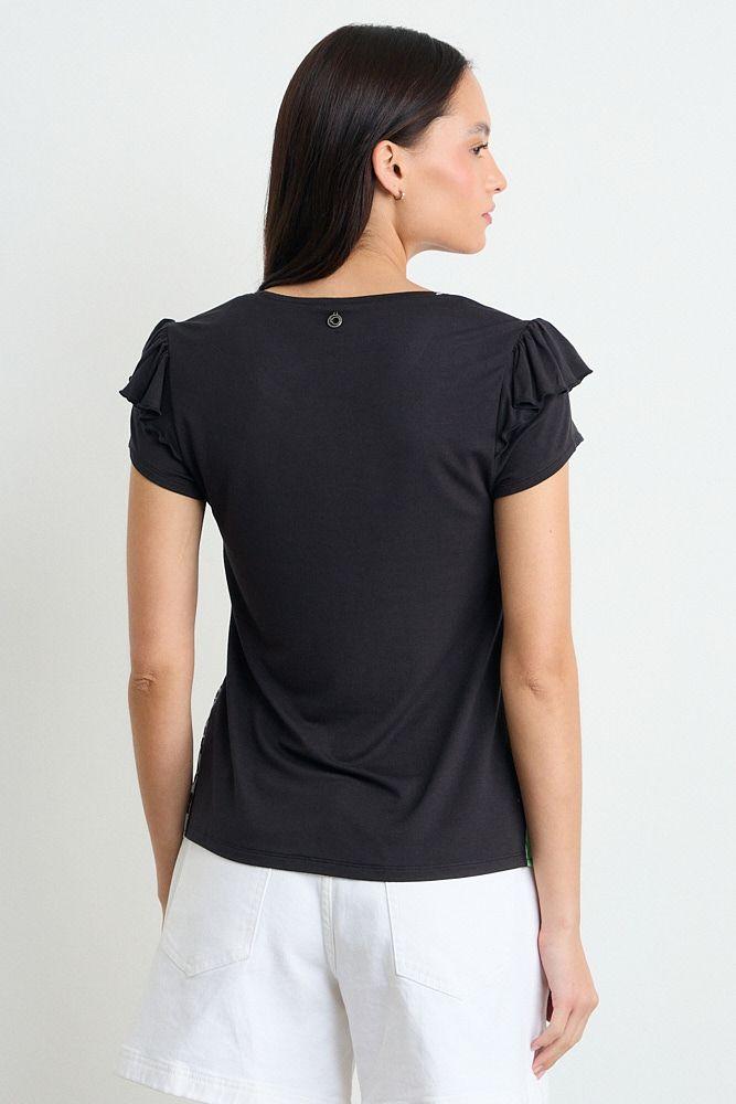 Polera Estampada Negro iO 14620225008102-3