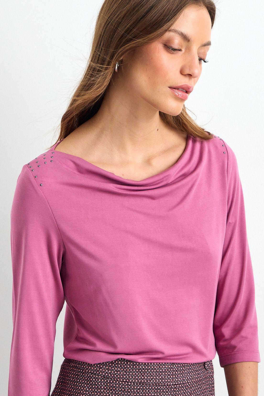 Polera Manga Larga Fucsia iO 14220225053116-1