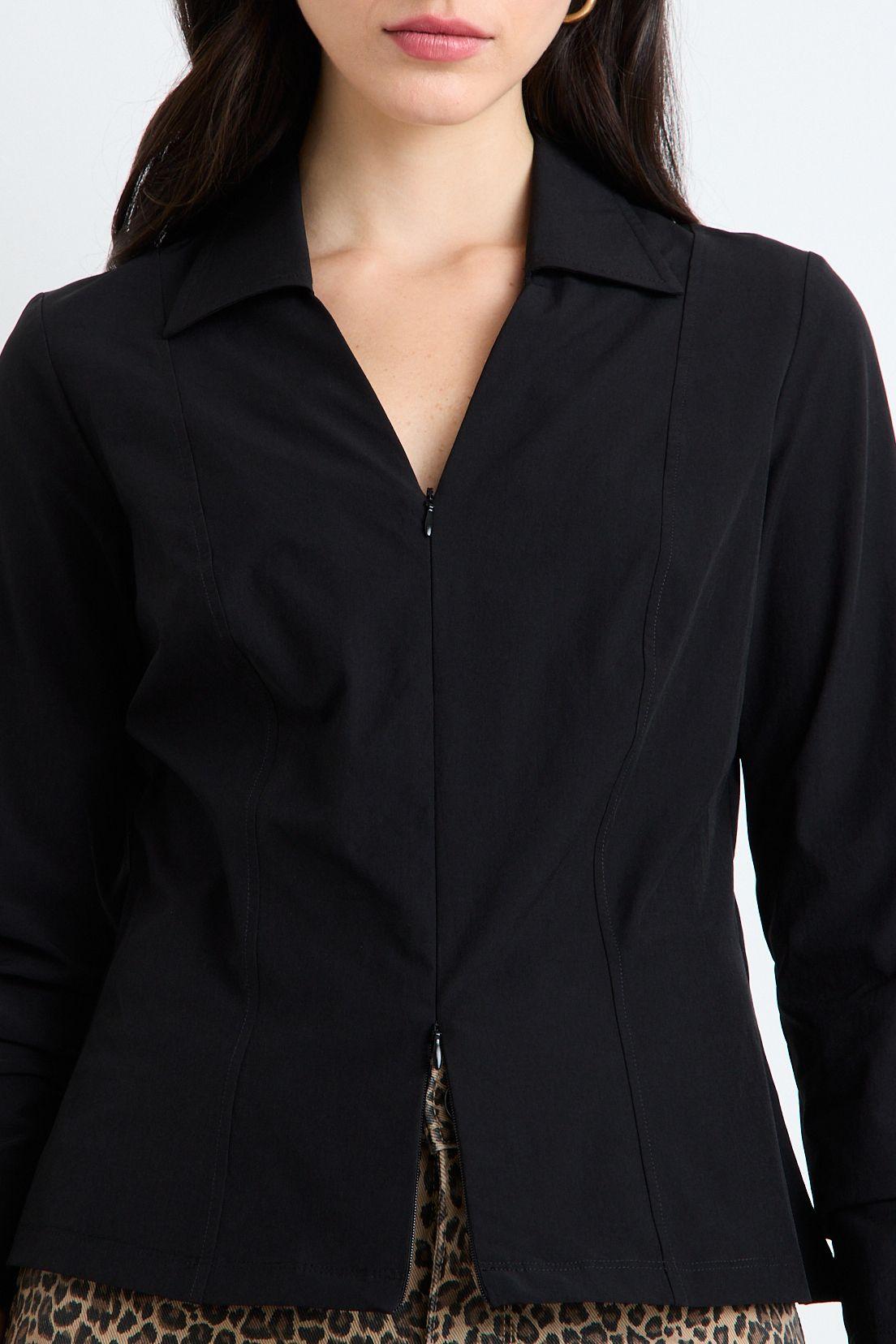 Blusas Manga Larga Negro Ash 14007225050102-2