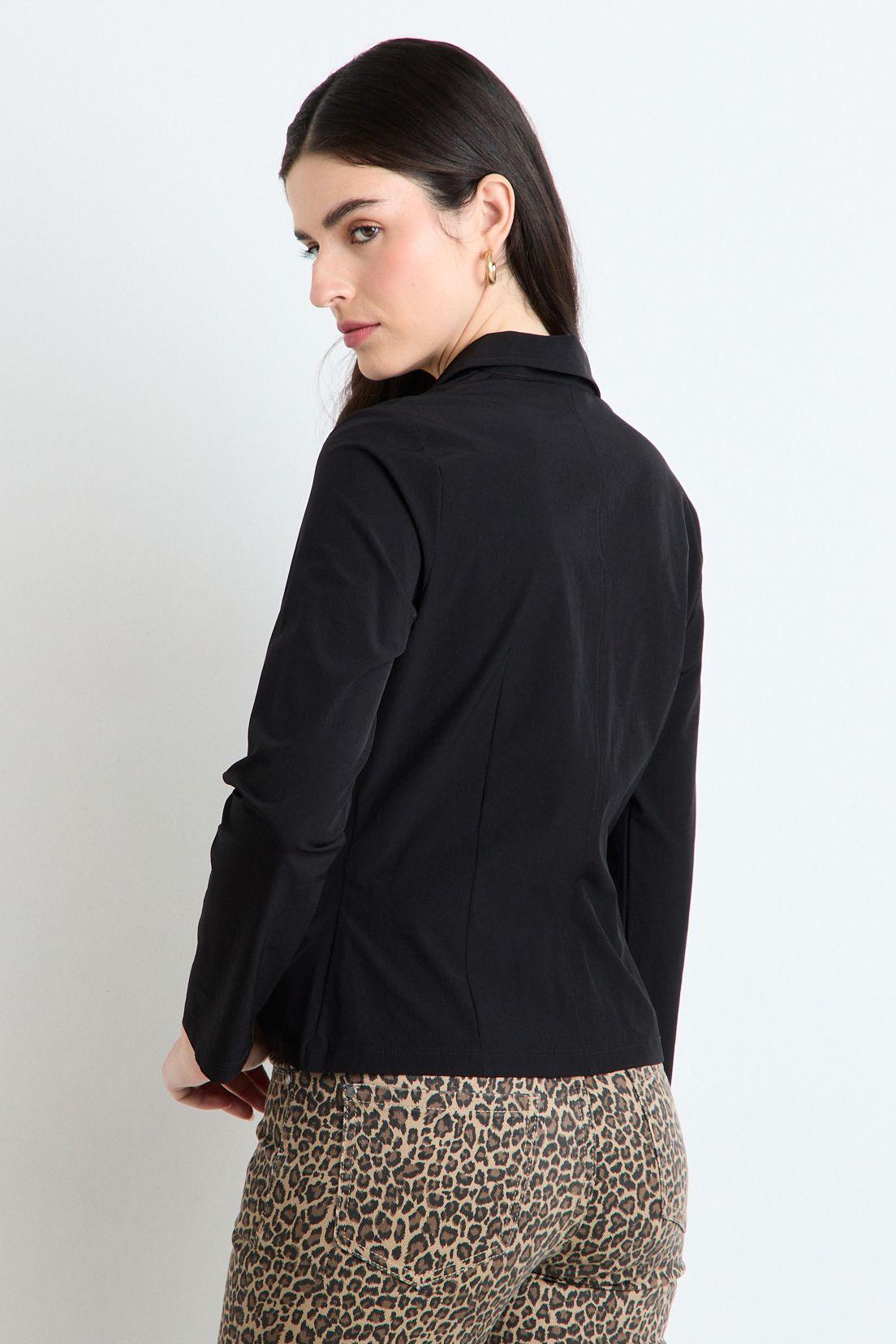 Blusas Manga Larga Negro Ash 14007225050102-4