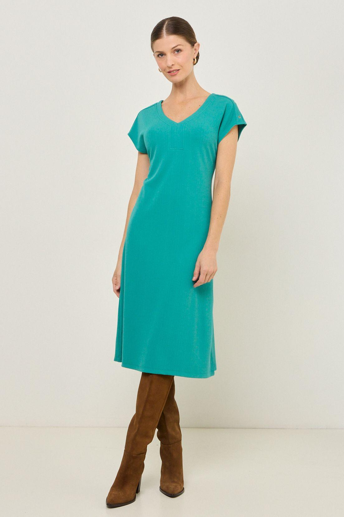 Vestido Tipo Jumper Verde Ma Griffe 13002125030217-0