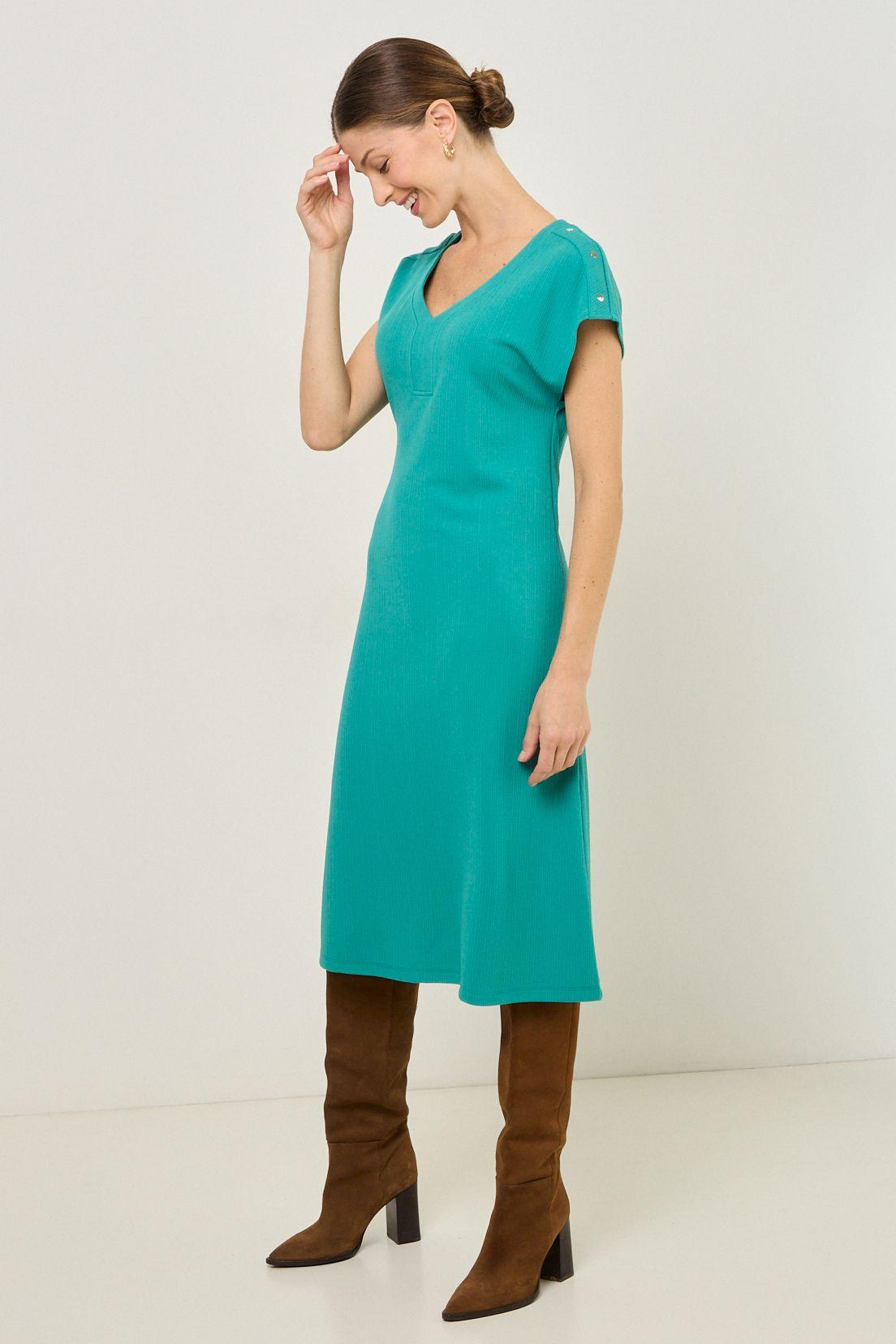 Vestido Tipo Jumper Verde Ma Griffe 13002125030217-4