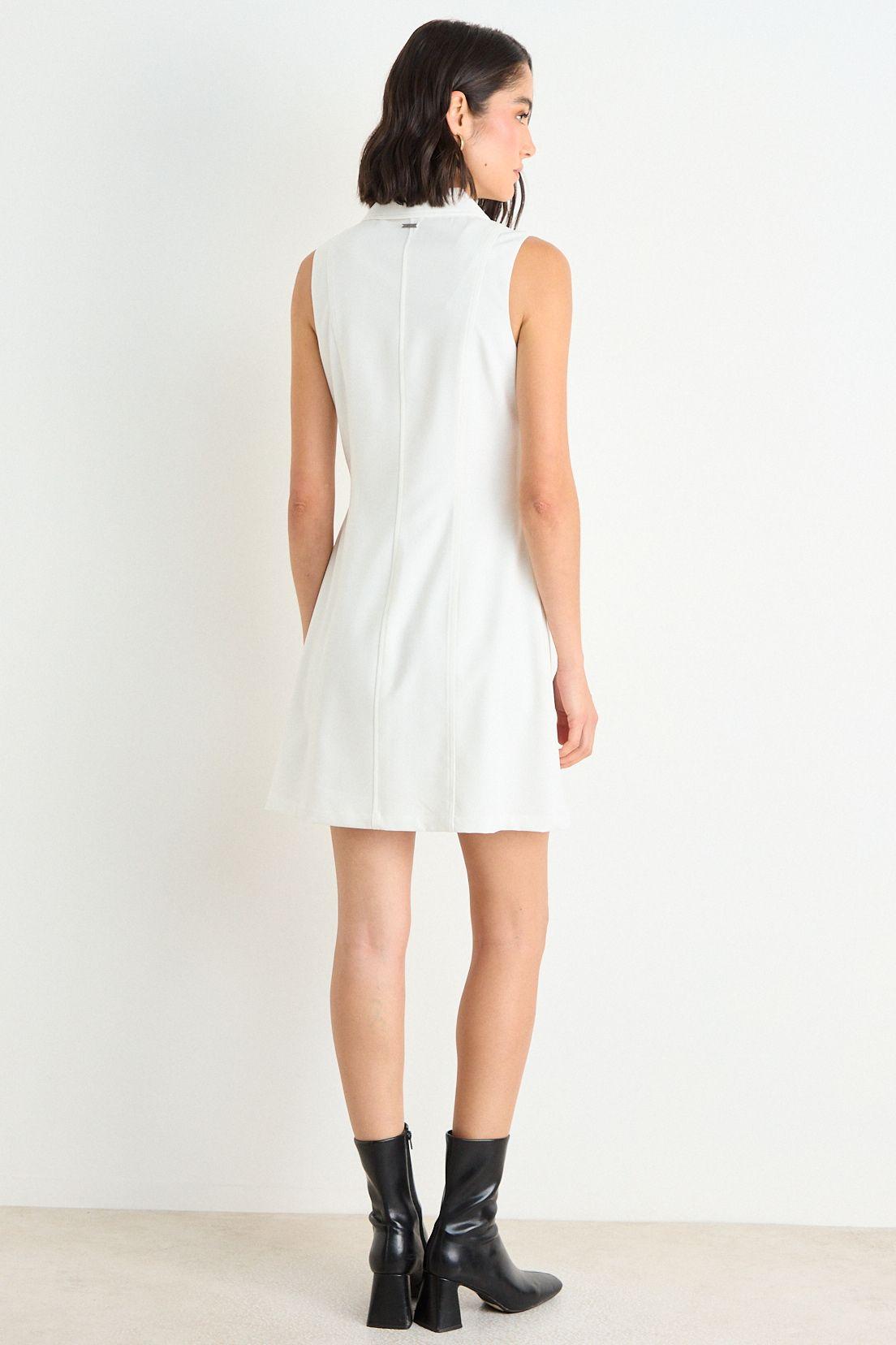 Vestido Corto Liso Crudo Ash 13007126004105-3