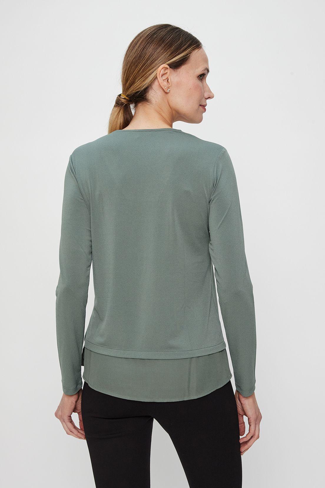 Polera Lisa verde musgo Ma Griffe 14202224001107-3