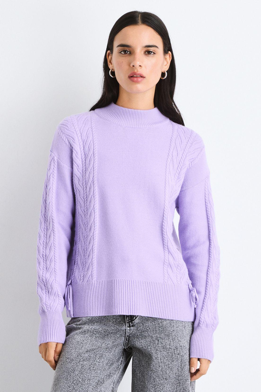 Sweater Liso Morado 18120125018211-0