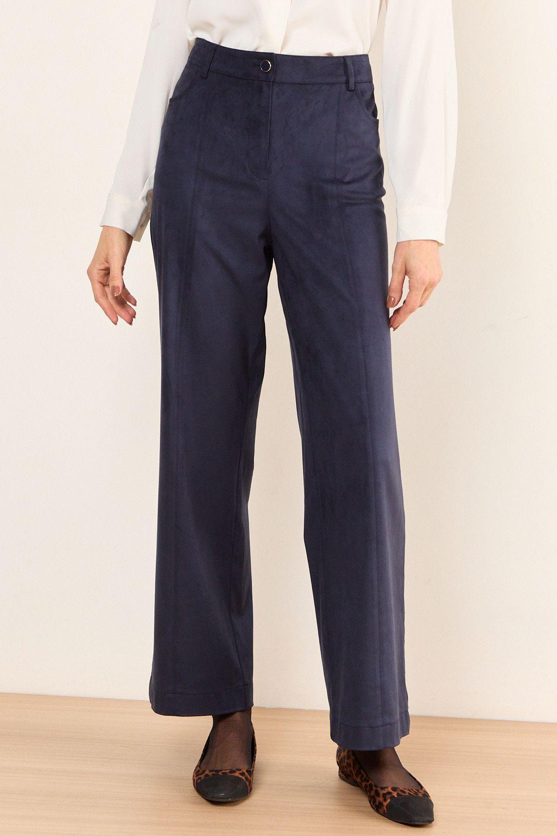 Pantalon Suede Azul Ma Griffe 11002125057104-1