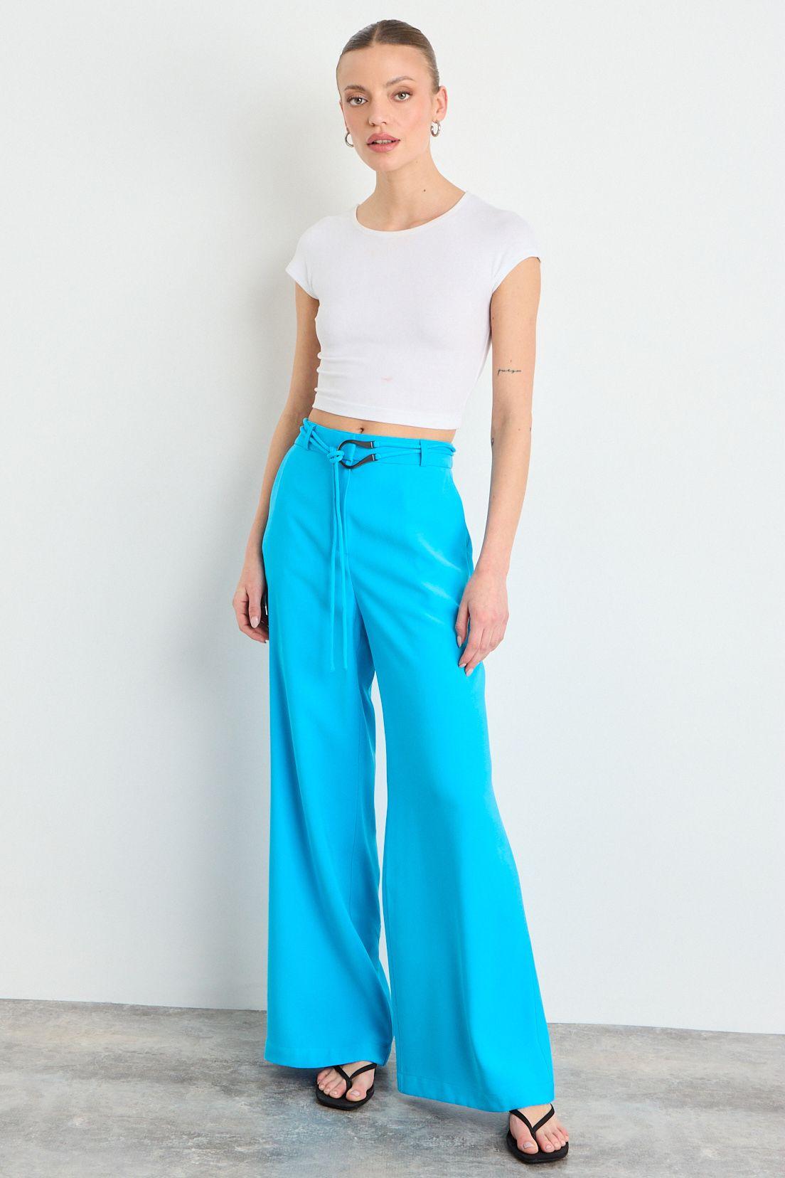 Pantalon Liso Celeste iO 11020225016127-0