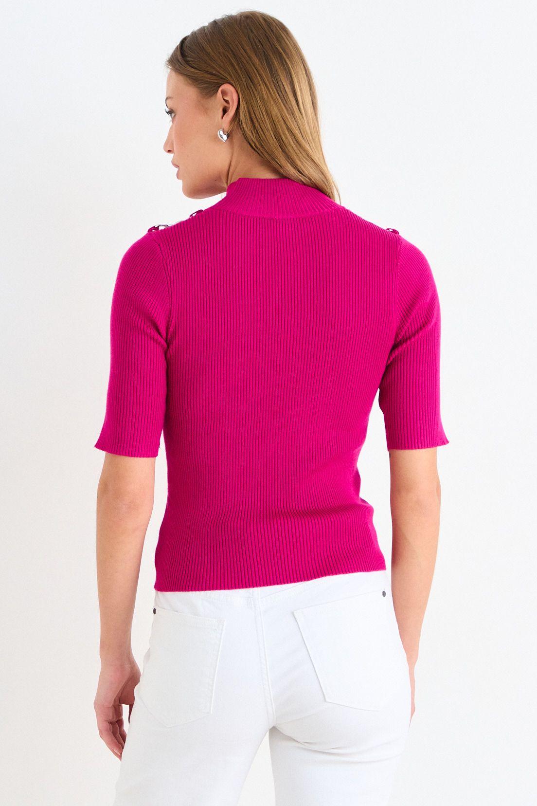 Polera Tejida Fucsia Ash 18107126002116-2