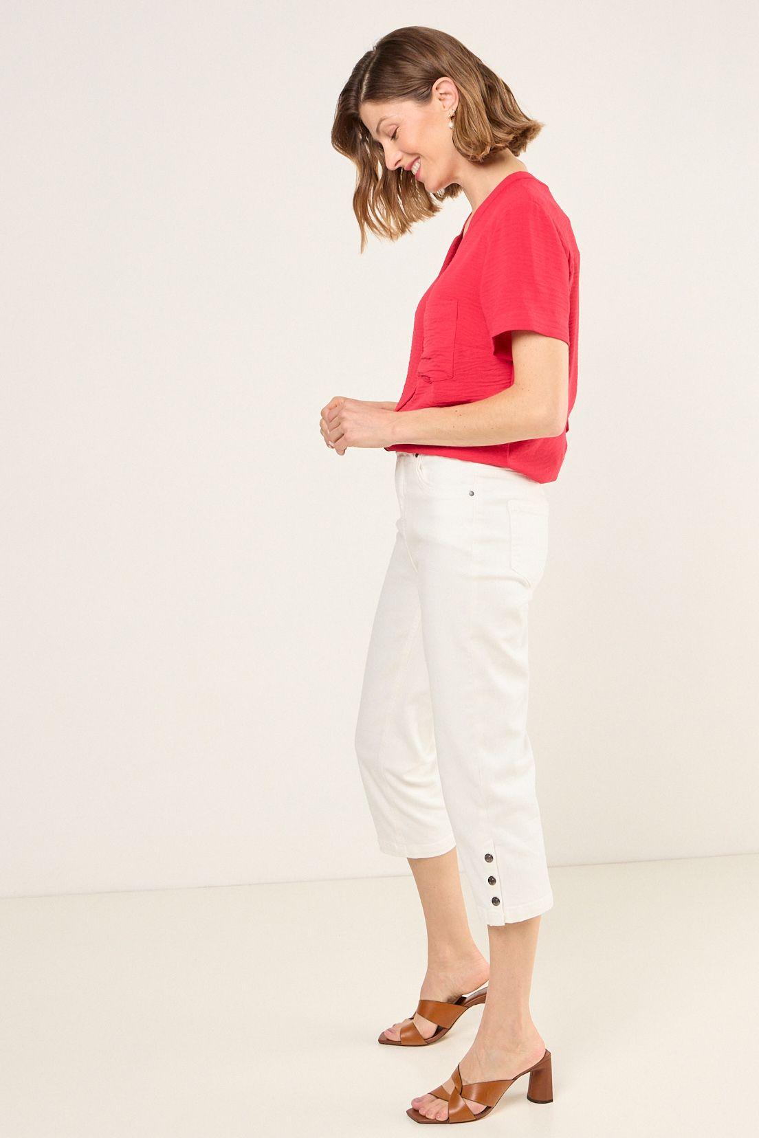 Blusa Lisa Rojo Ma Griffe 14004225033103-4