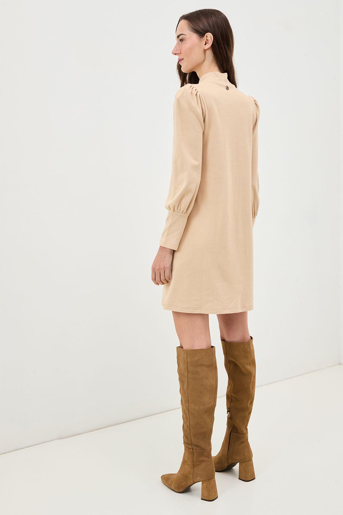 Vestido Liso Beige 13020125054106-2