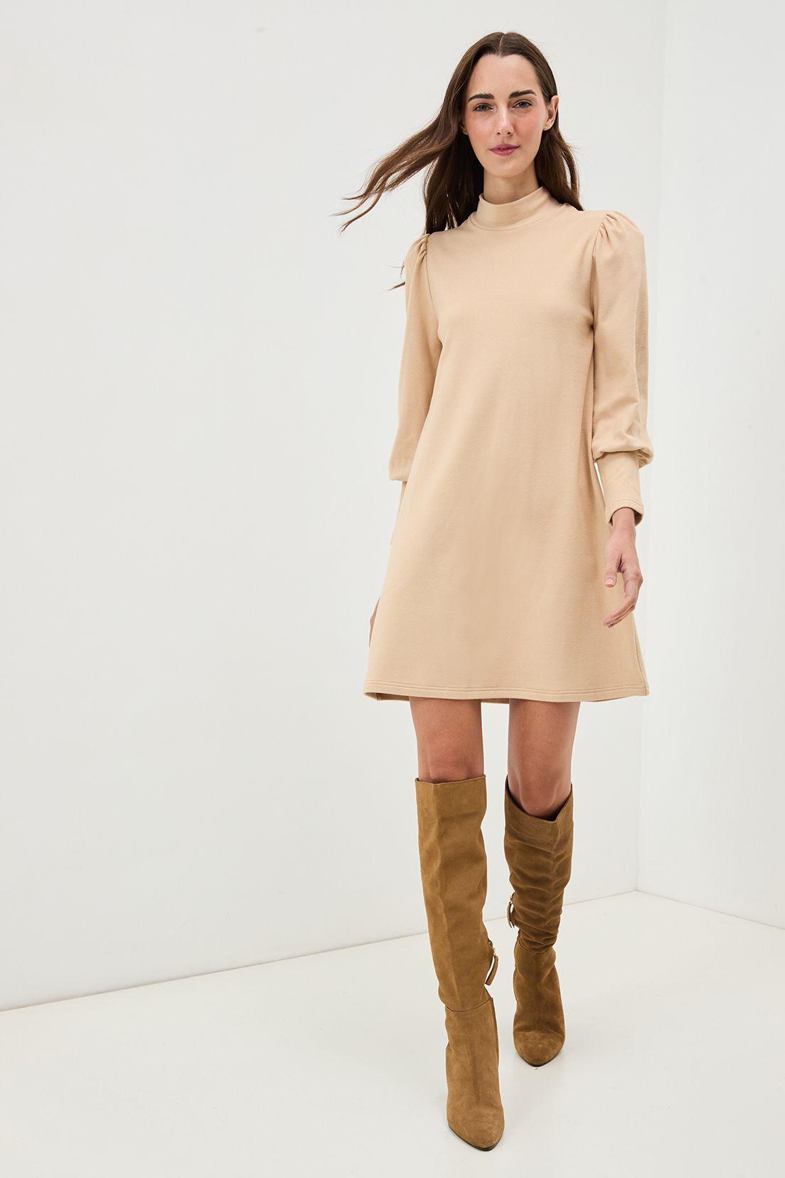 Vestido Liso Beige 13020125054106-3