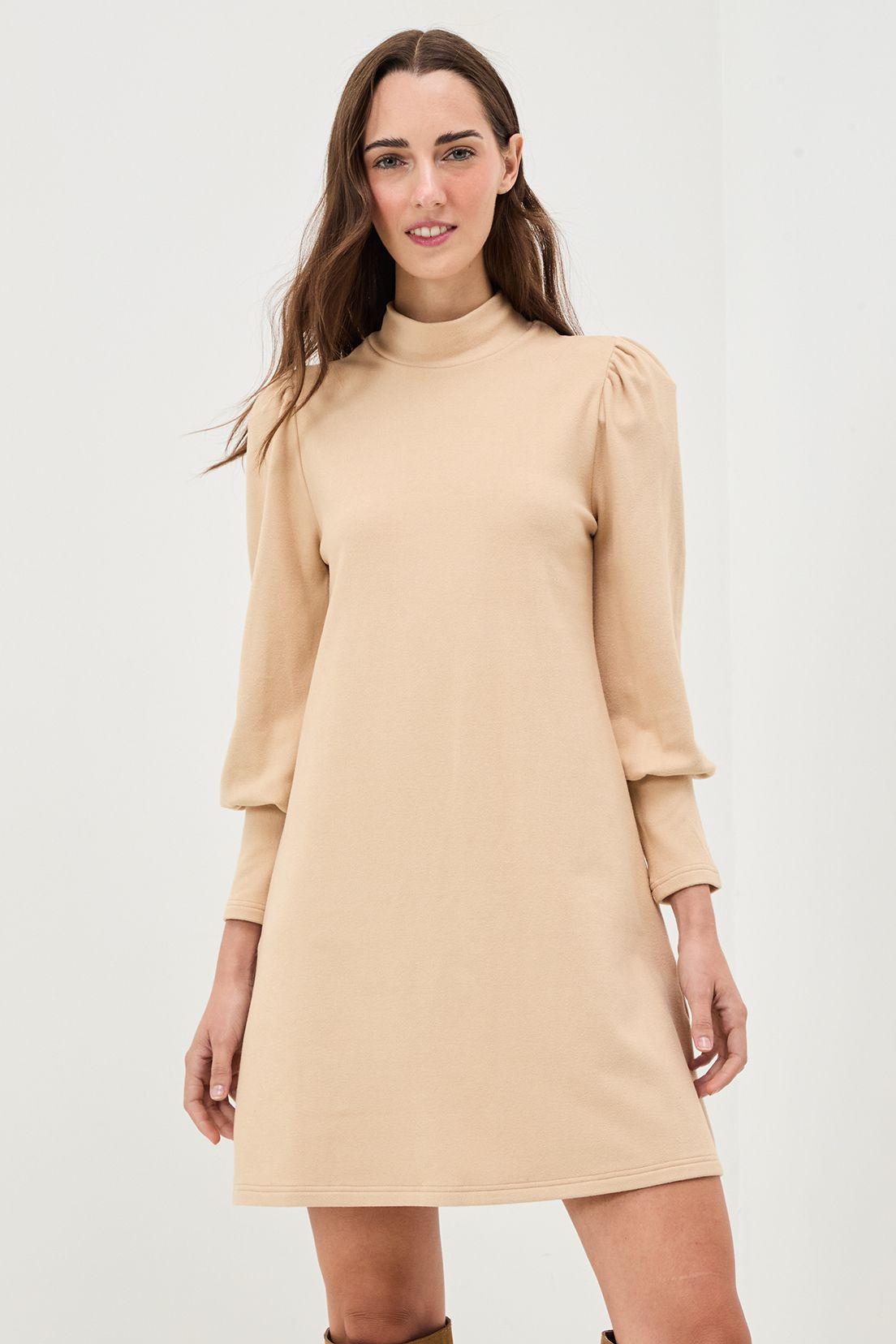 Vestido Liso Beige 13020125054106-0