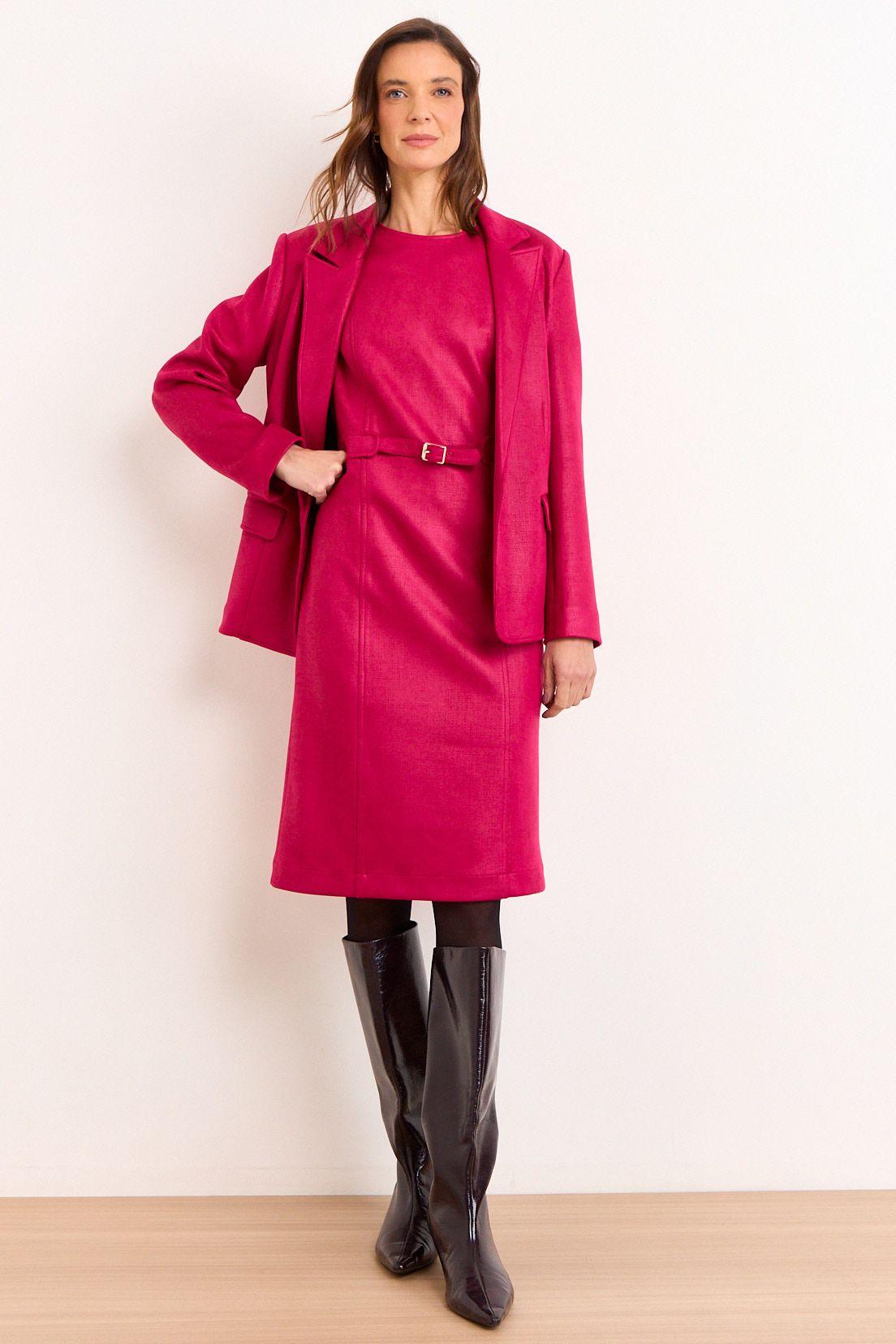 Vestido Antelina Fucsia Ma Griffe 13002226051116-4