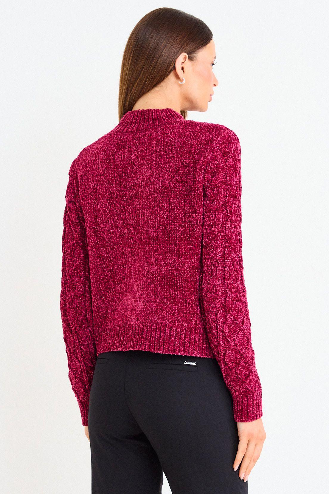 Sweater Chenille Trenzado Fucsia Ash 18107126008116-2