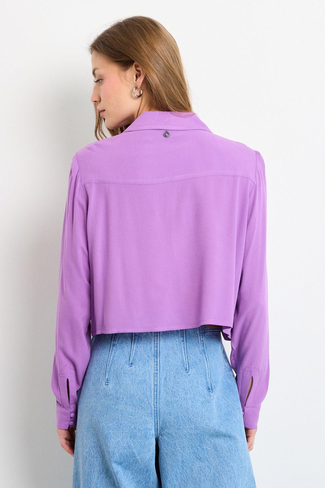 Blusas Manga Larga Morado iO 14020225058211-3