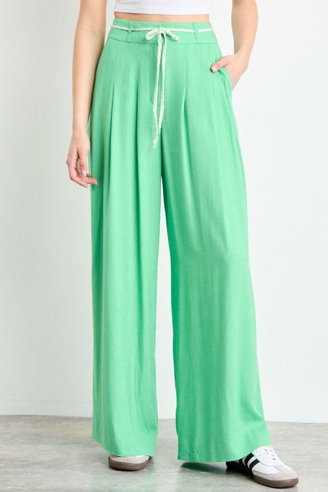 Pantalon Liso Verde Oliva iO 11020225017107-2