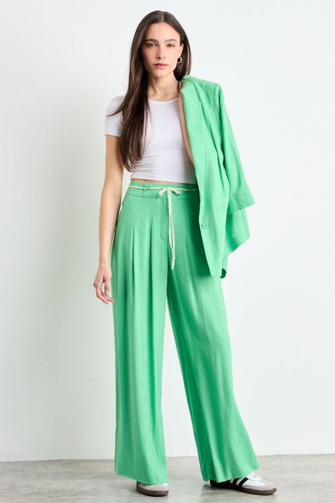 Pantalon Liso Verde Oliva iO 11020225017107-4