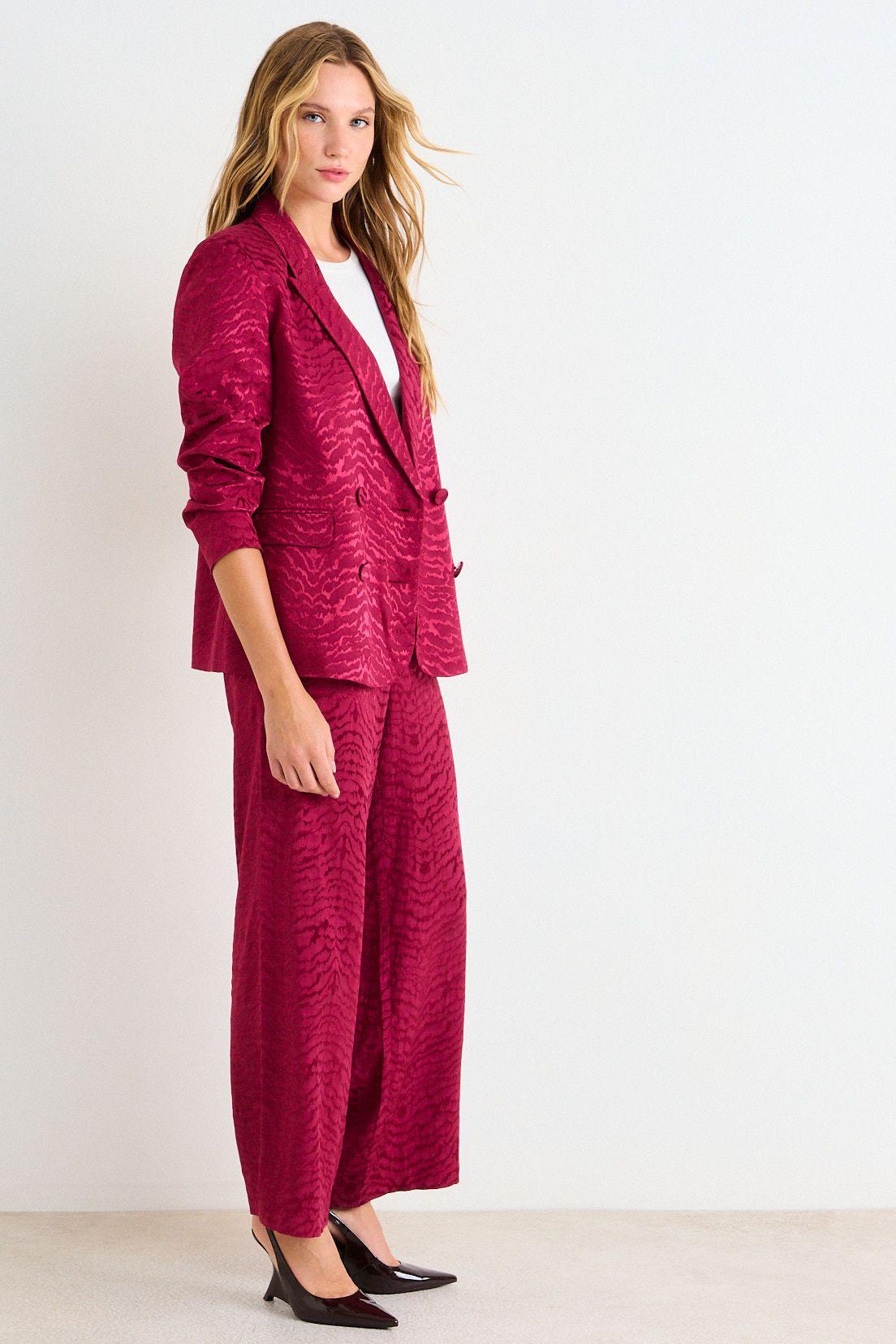 Blazer Viscosa Jacquard Burdeos Ash 16107225052112-4