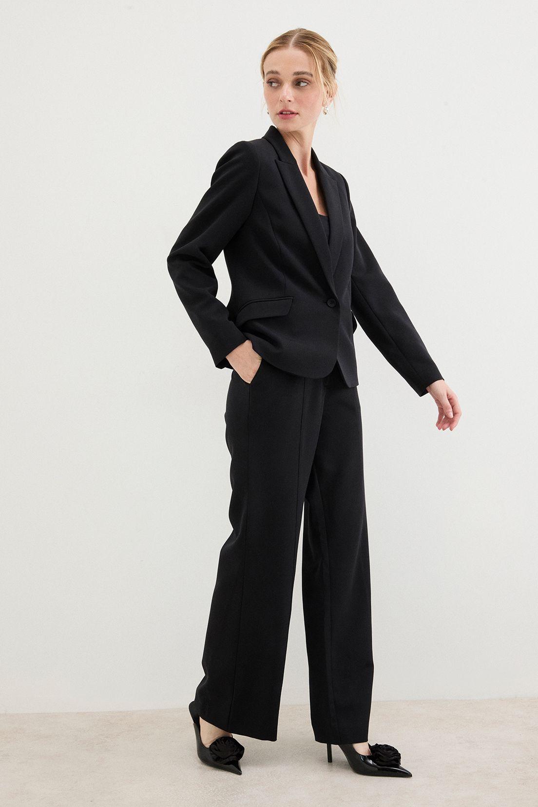 Pantalon Liso Negro 11007125057102-3