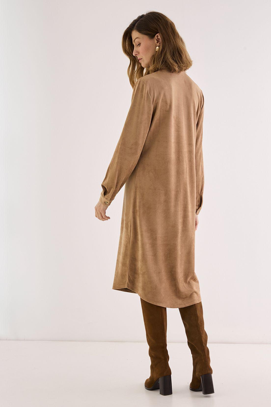Vestido Suede Cafe 13002125051129-4
