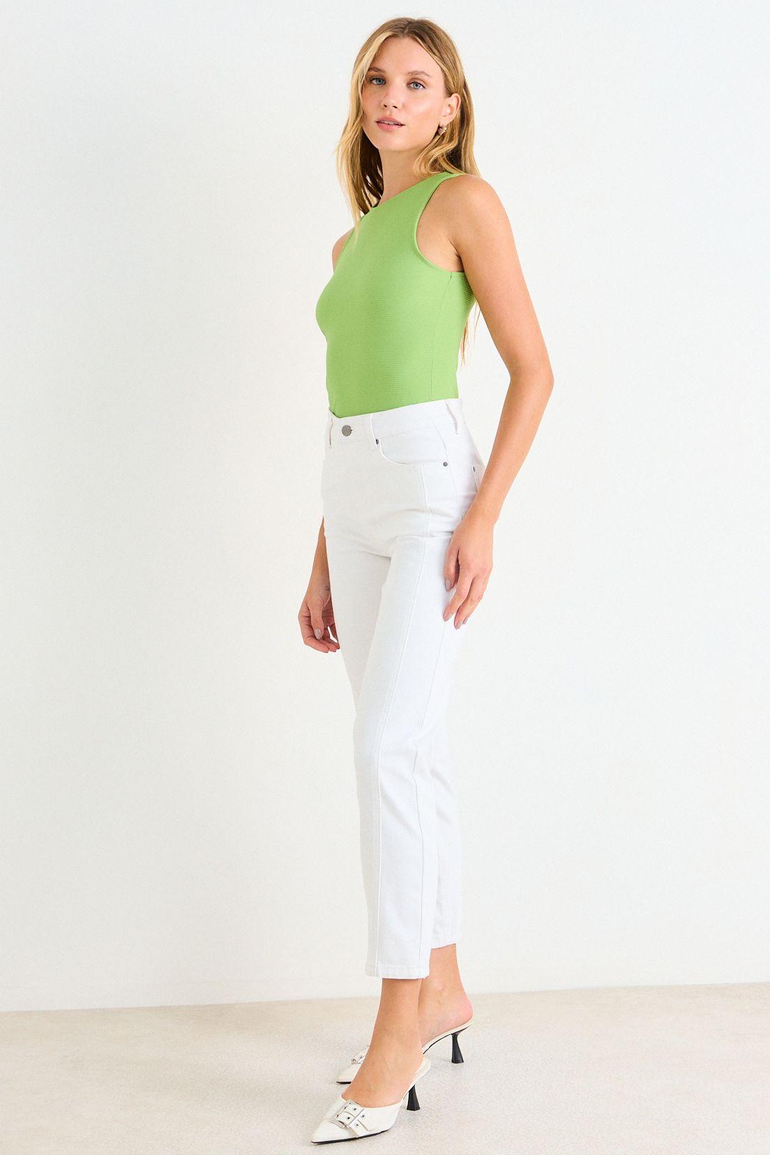 Polera Sin Mangas Lisa Verde Lima Ash 14204225102107-4