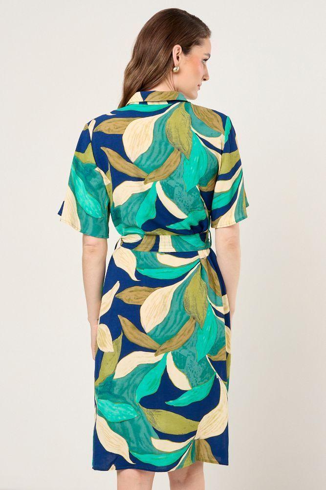 Vestido Camisero De Fantasia Blanco Ma Griffe 13102225012101-2