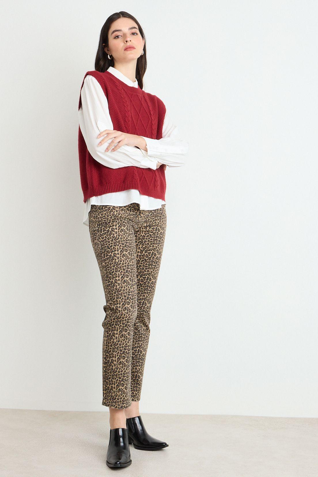 Sweater Liso Burdeos 18104125004112-4