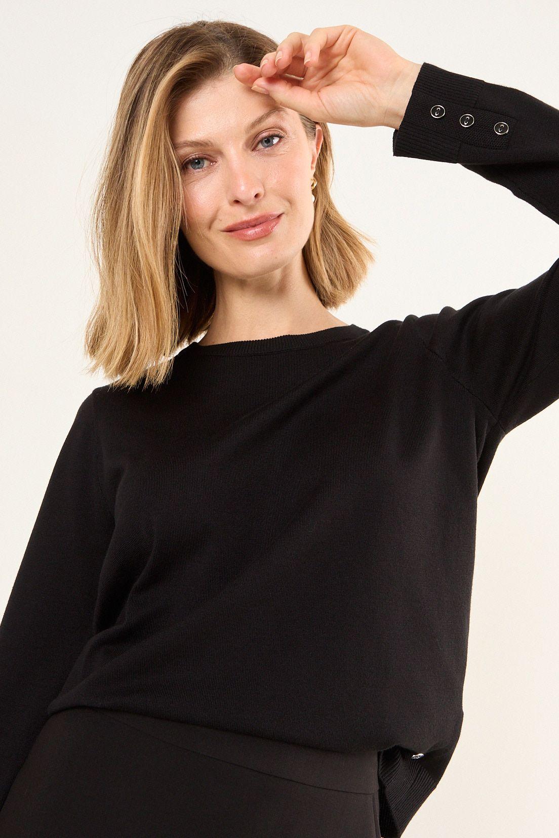 Sweater Liso Negro Ma Griffe 18102126200102-0