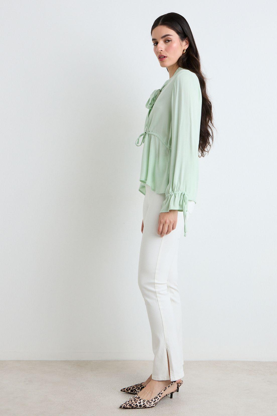 Blusas Manga Larga Verde Ash 14007225051217-4