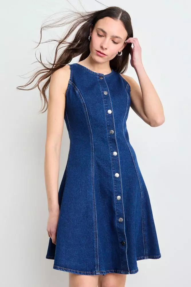 Vestido Mezclilla Azul iO 13820225003104-0