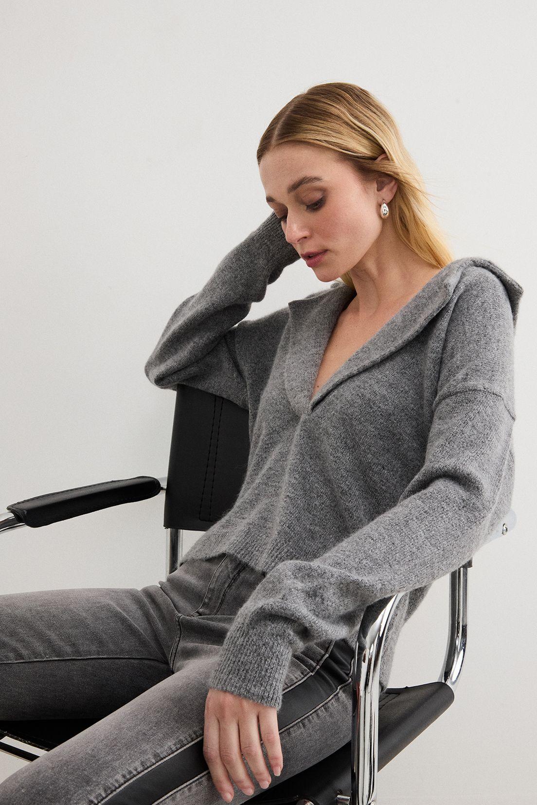 Sweater Liso Gris 18107125006113-4