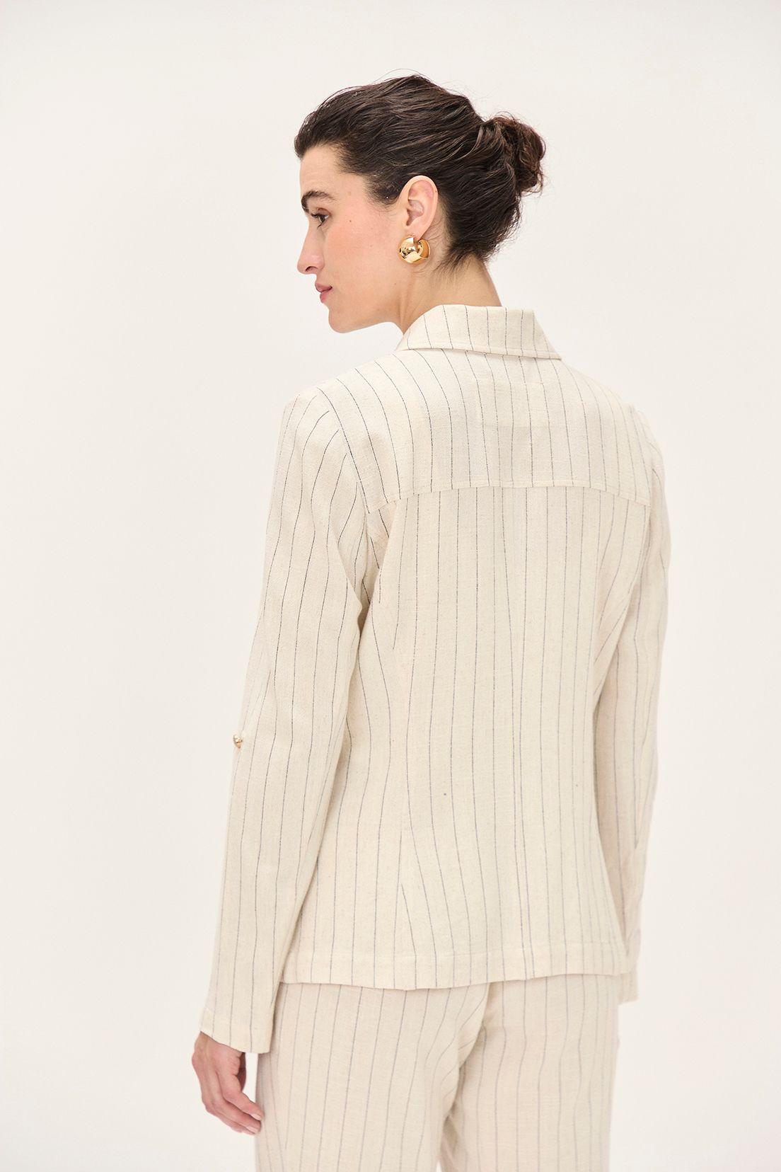 Chaqueta Lineas Crudo Ma Griffe 17702224052105-4