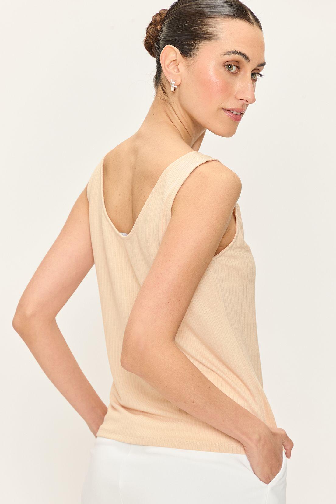 Top Liso Rib Acanalado Beige Ash 14207224012106-2