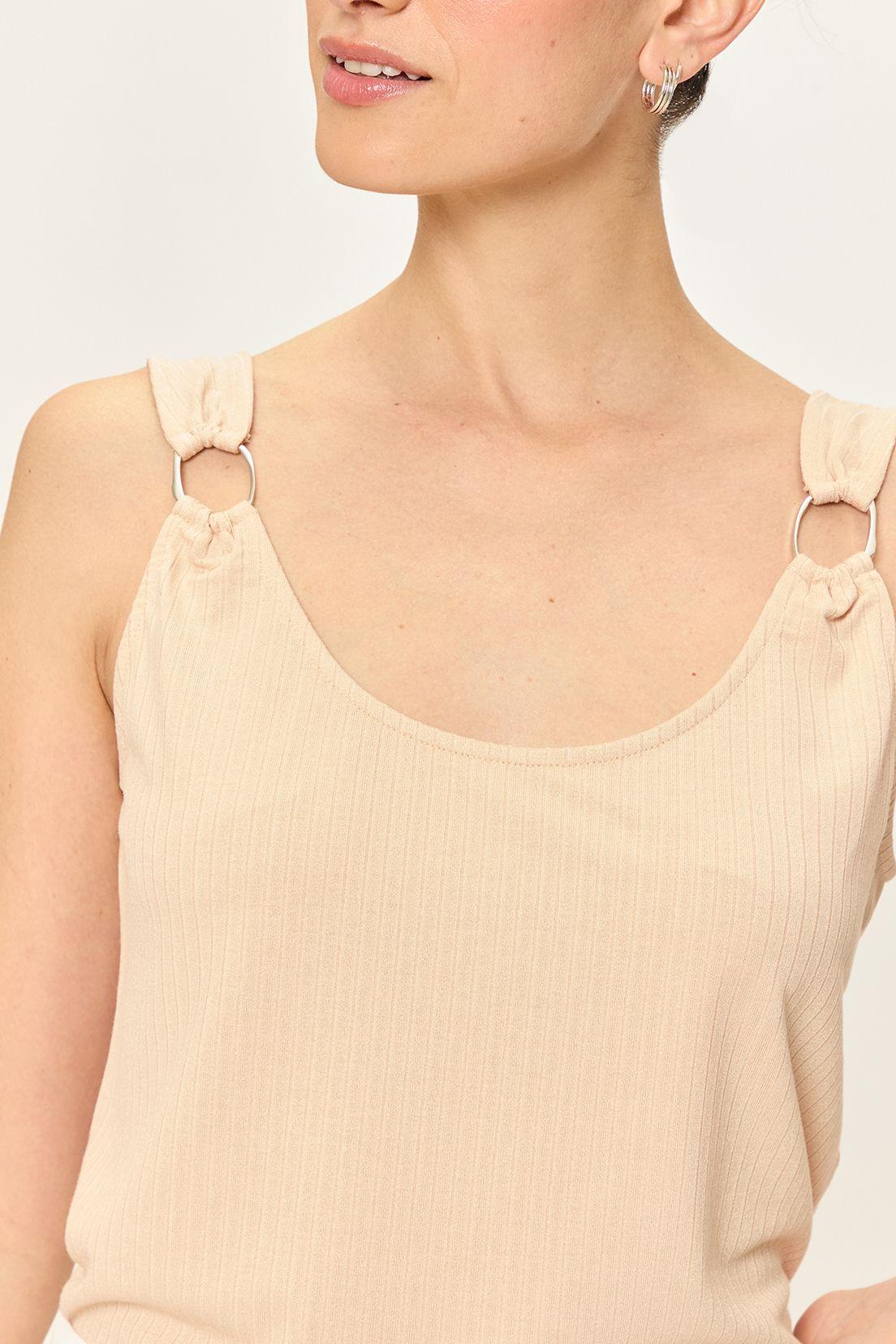 Top Liso Rib Acanalado Beige Ash 14207224012106-4