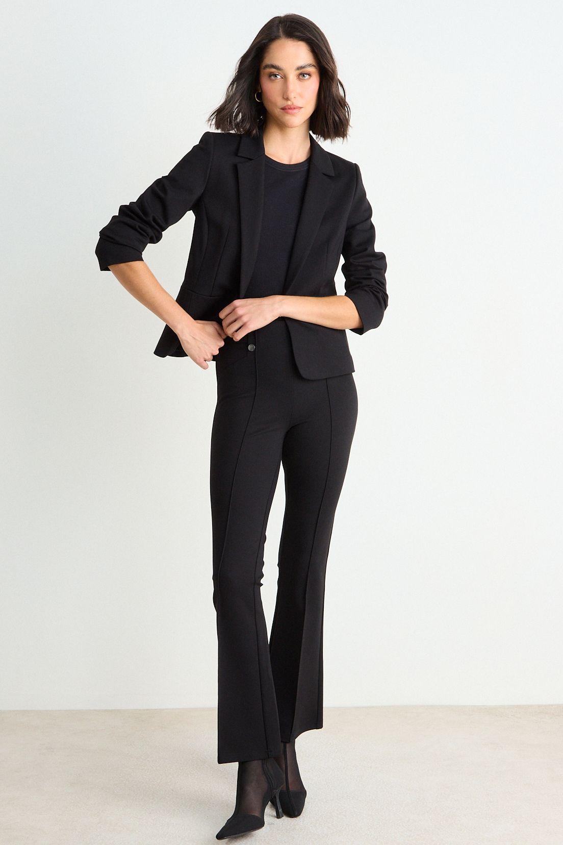 Blazer Liso De Tope Negro Ash 16007126052102-3