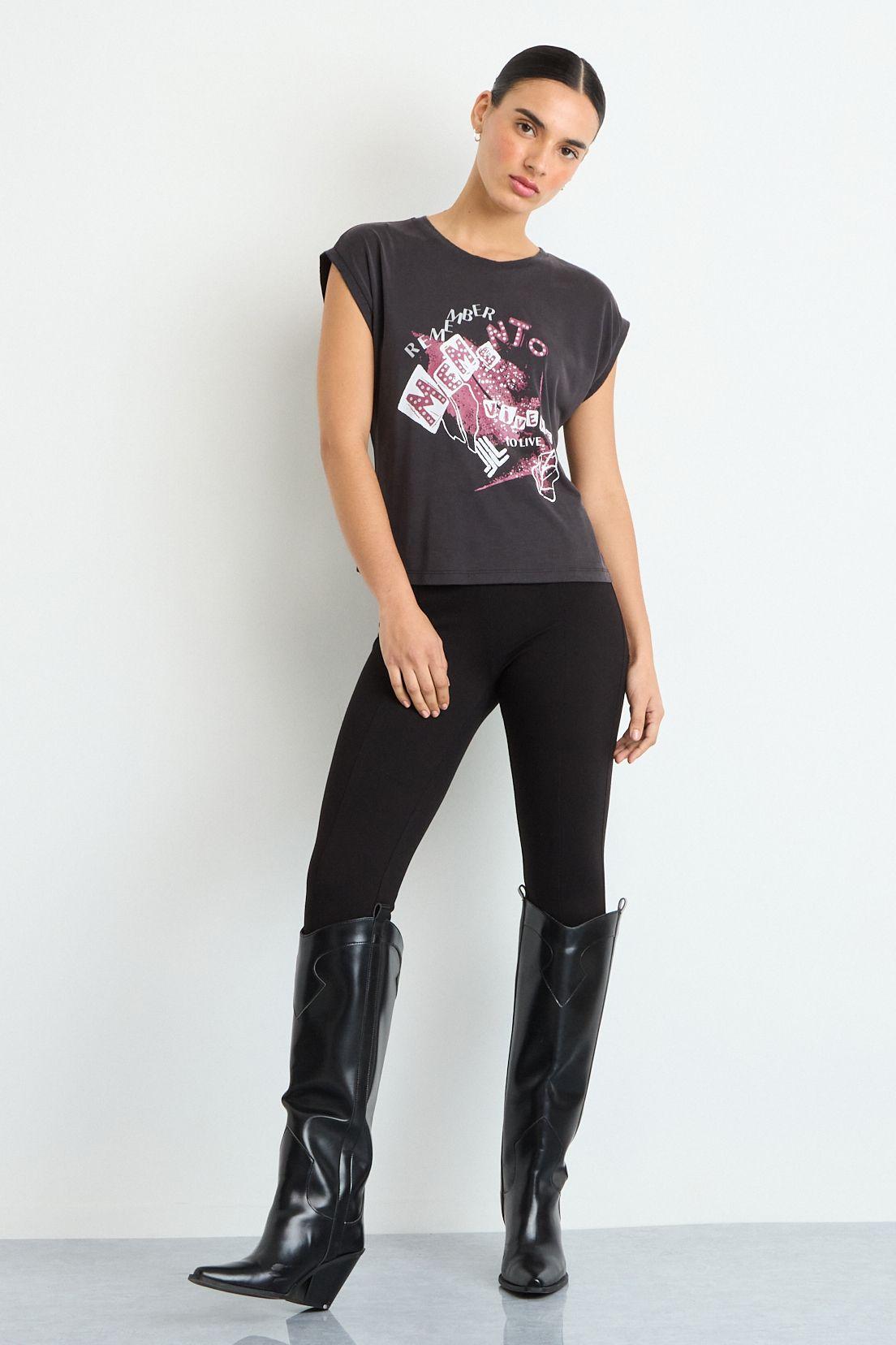 Polera Sin Mangas Negro iO 14620225051102-2