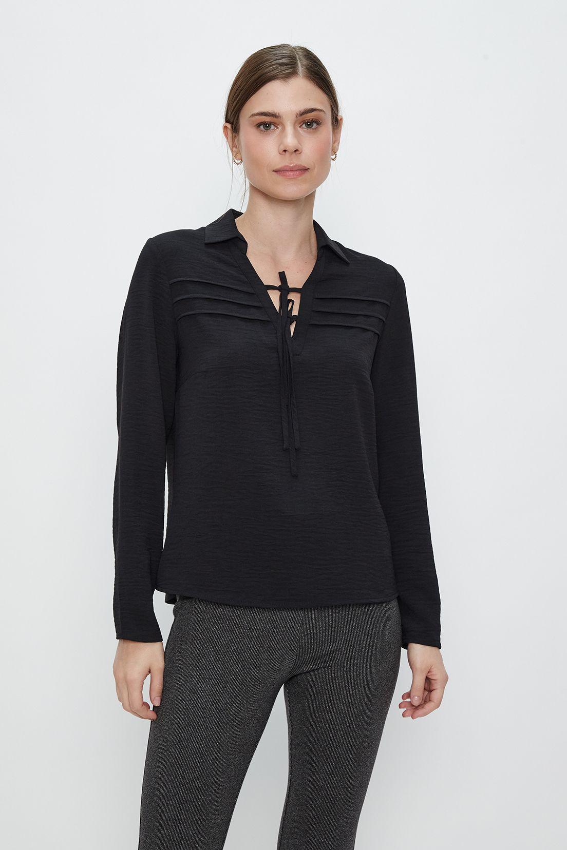 Blusa Lisa Negro Ash 14007224001102-2