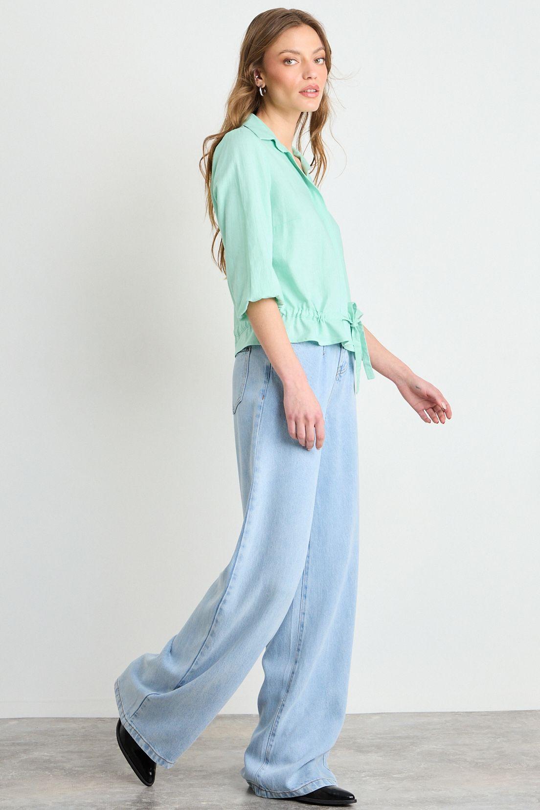 Blusa Lisa Verde iO 14020225064217-3