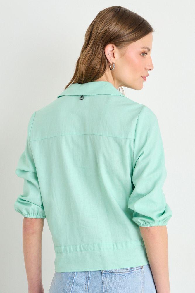 Blusa Lisa Verde iO 14020225064217-2