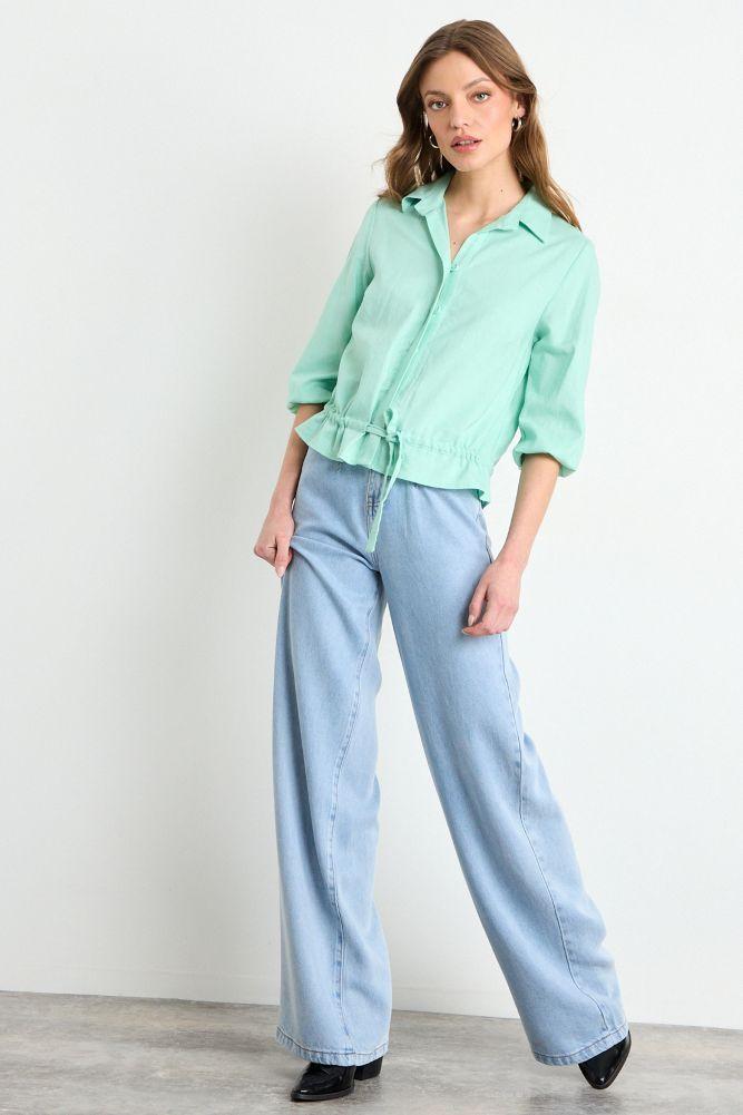 Blusa Lisa Verde iO 14020225064217-3