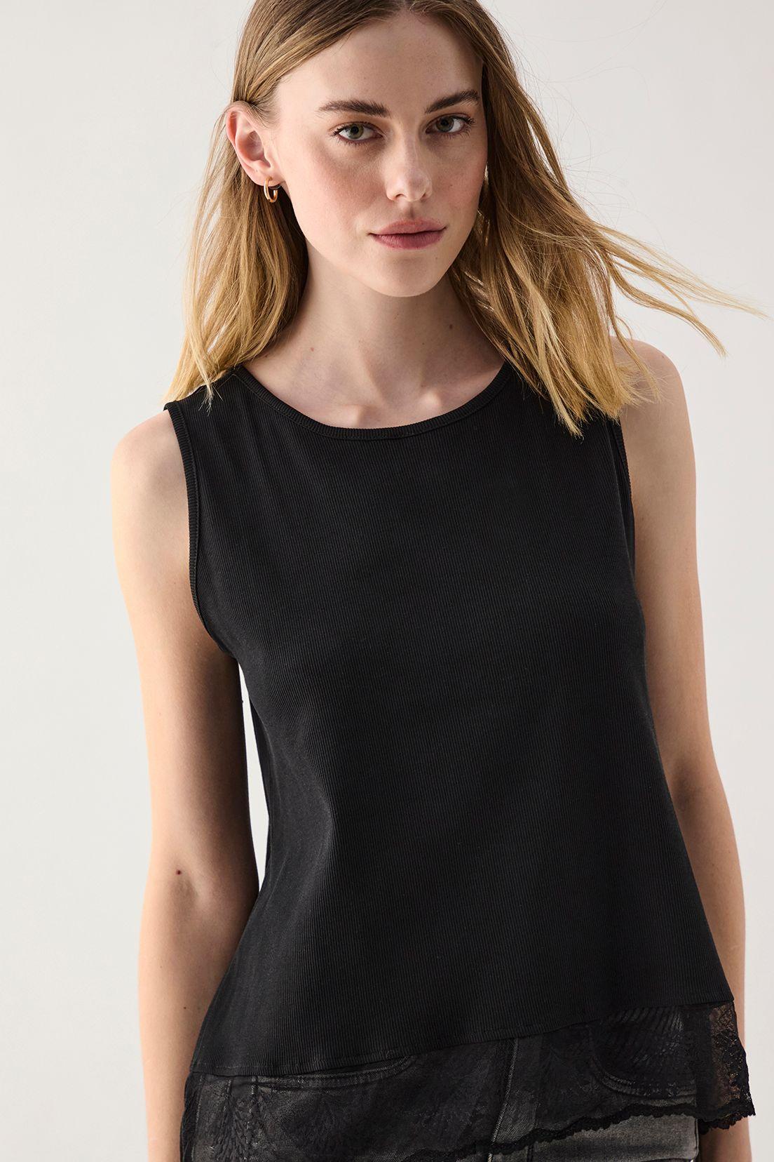 Polera Lisa Negro Ash 14207125052102-1