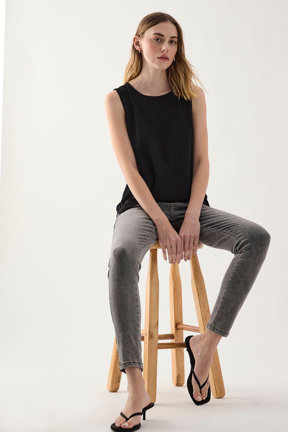 Polera Lisa Negro Ash 14207125052102-4