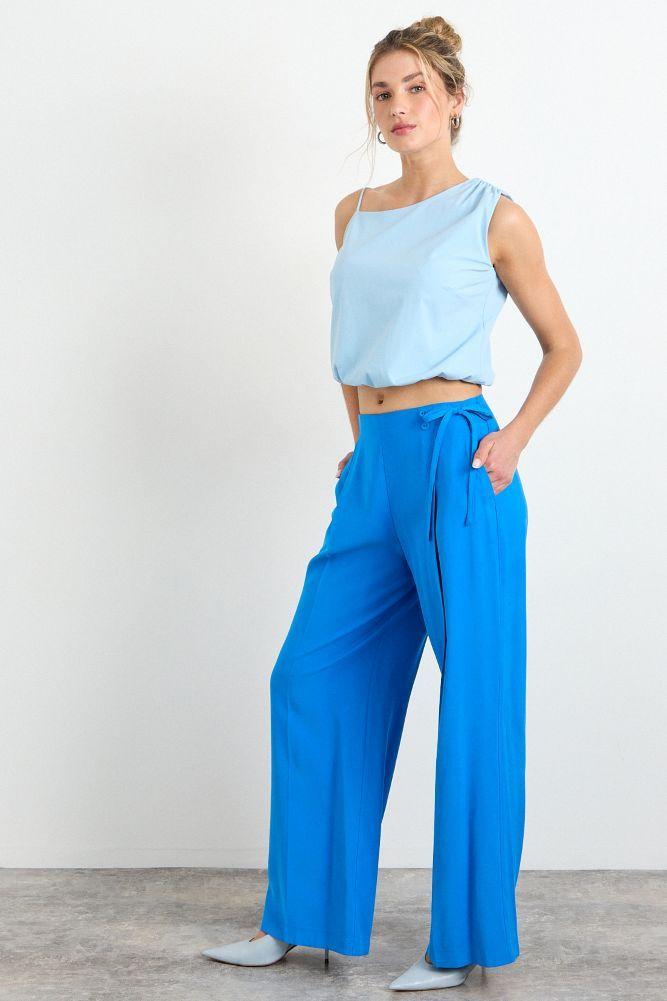 Pantalon Liso Azul iO 11020225022134-4