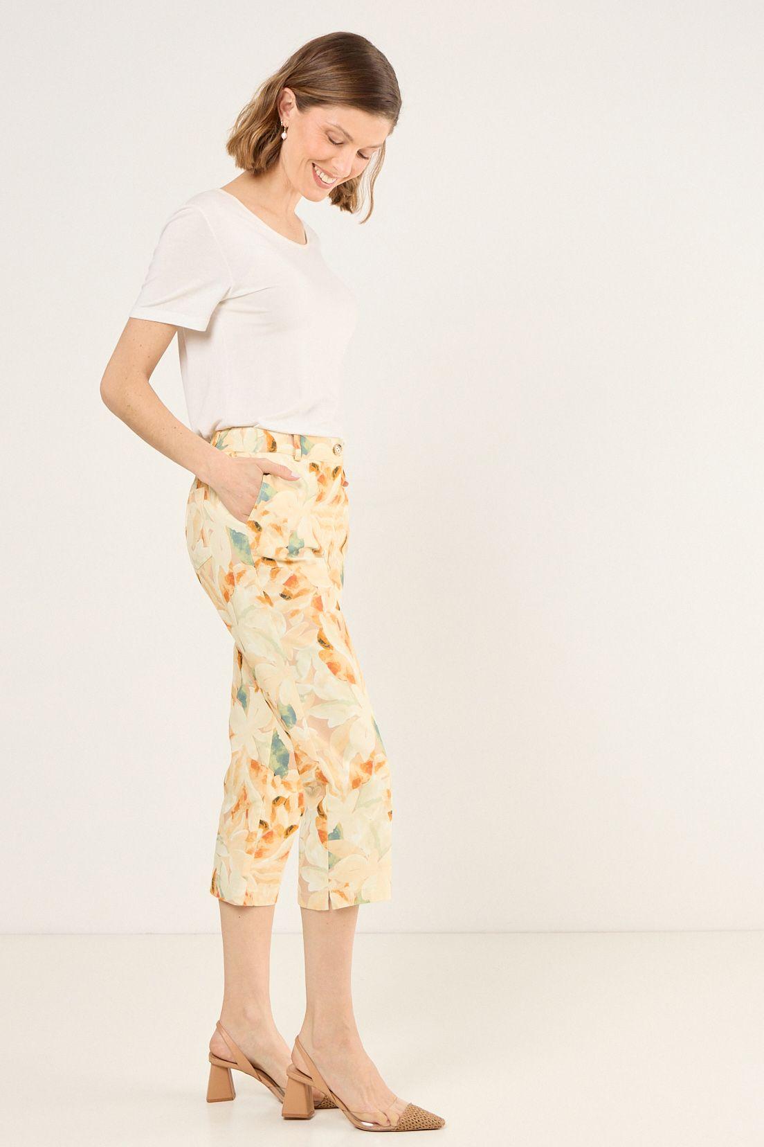 Capri Estampado Floral Naranjo Ma Griffe 12202225001114-4