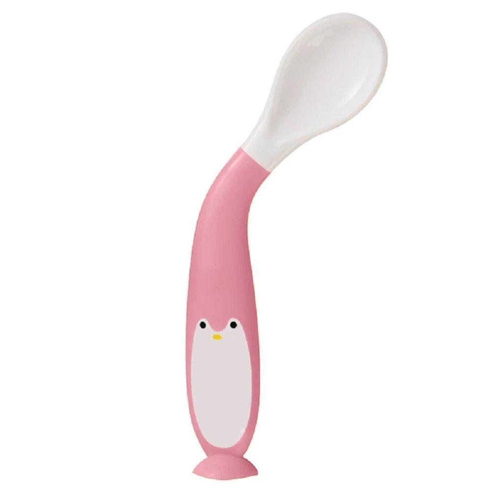 Cuchara Flexible Pingüino Pink-0