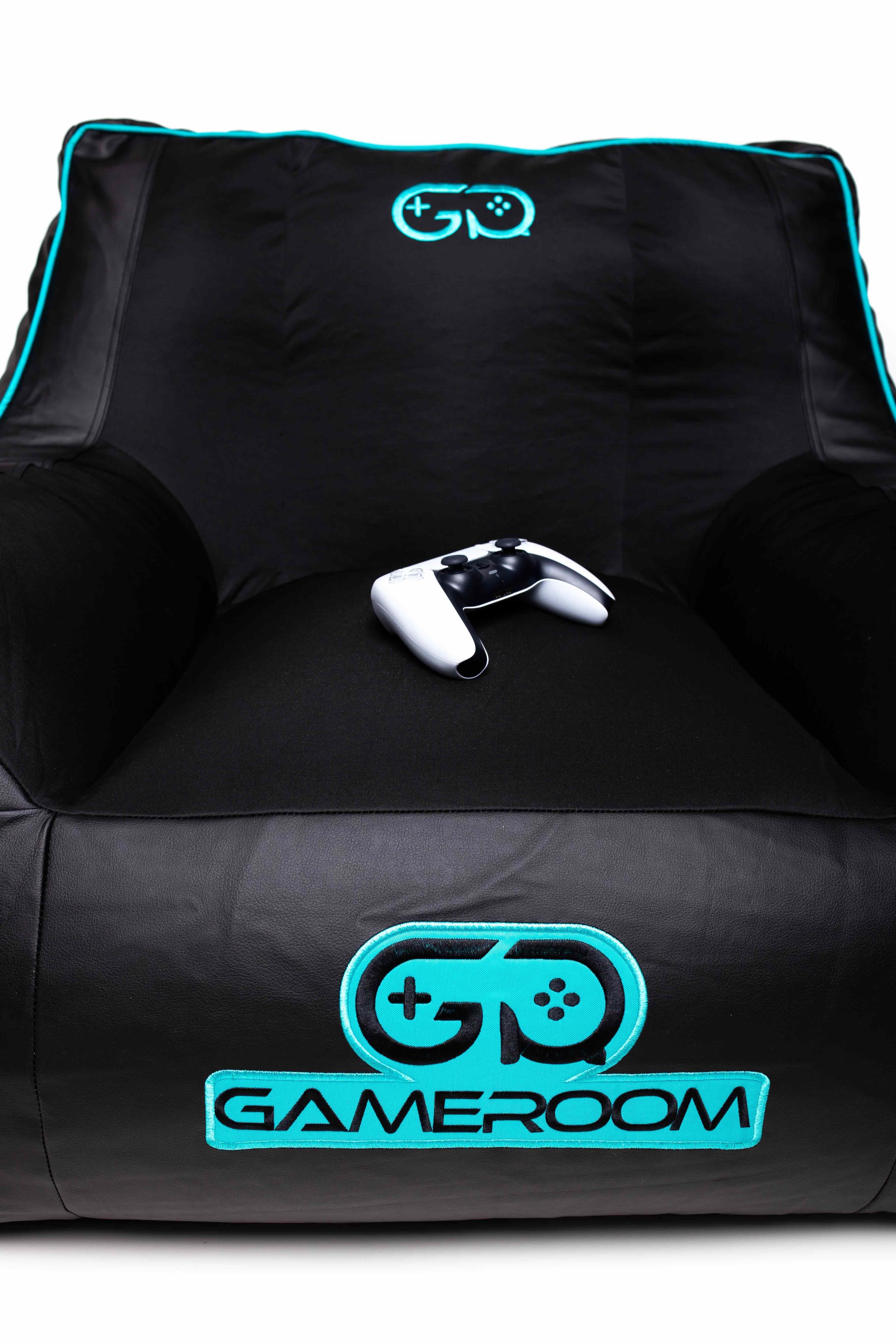 Silla Puff Gamer Epic Azul-5