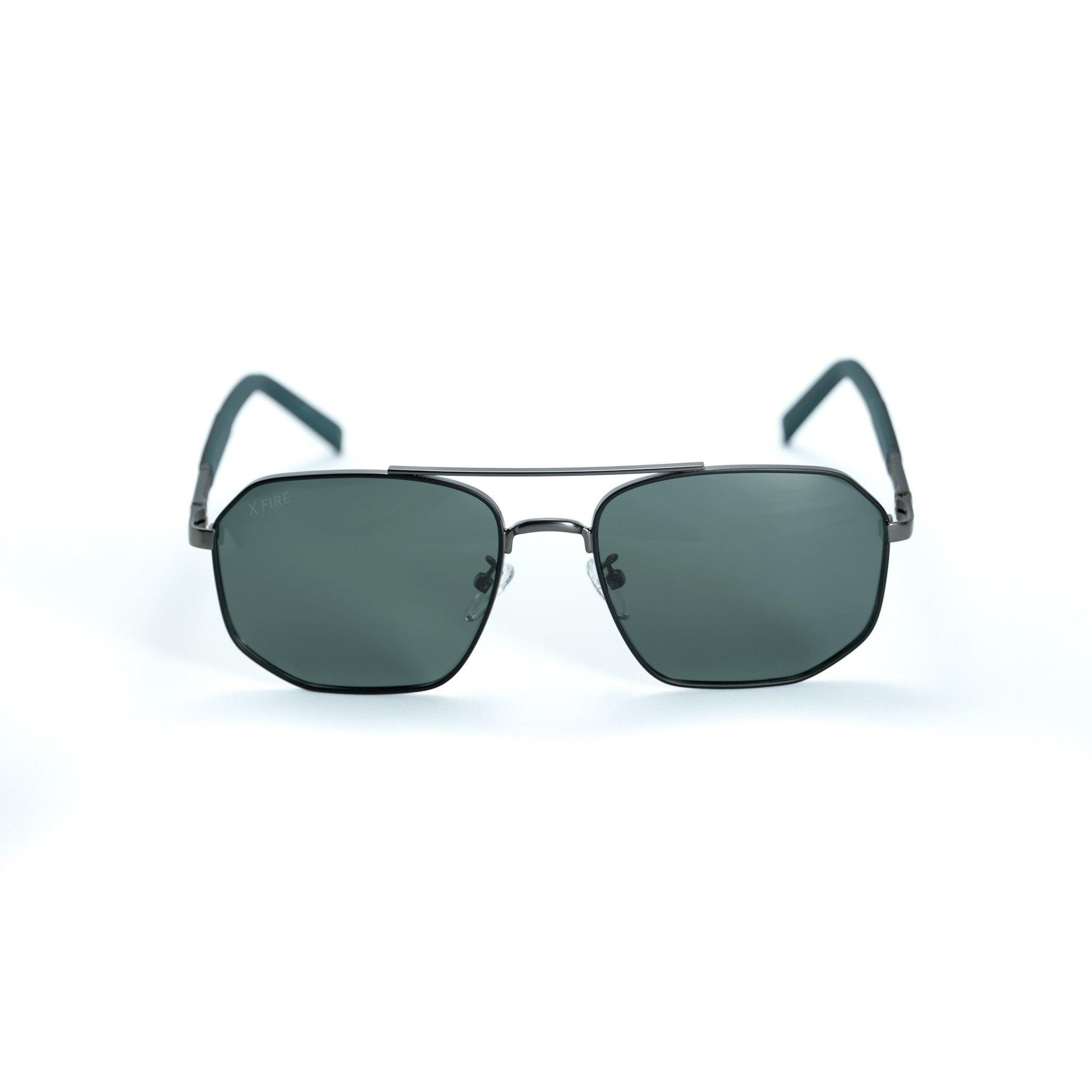 Lente de sol Plateado Montella / Verde UV400 X FIRE-0