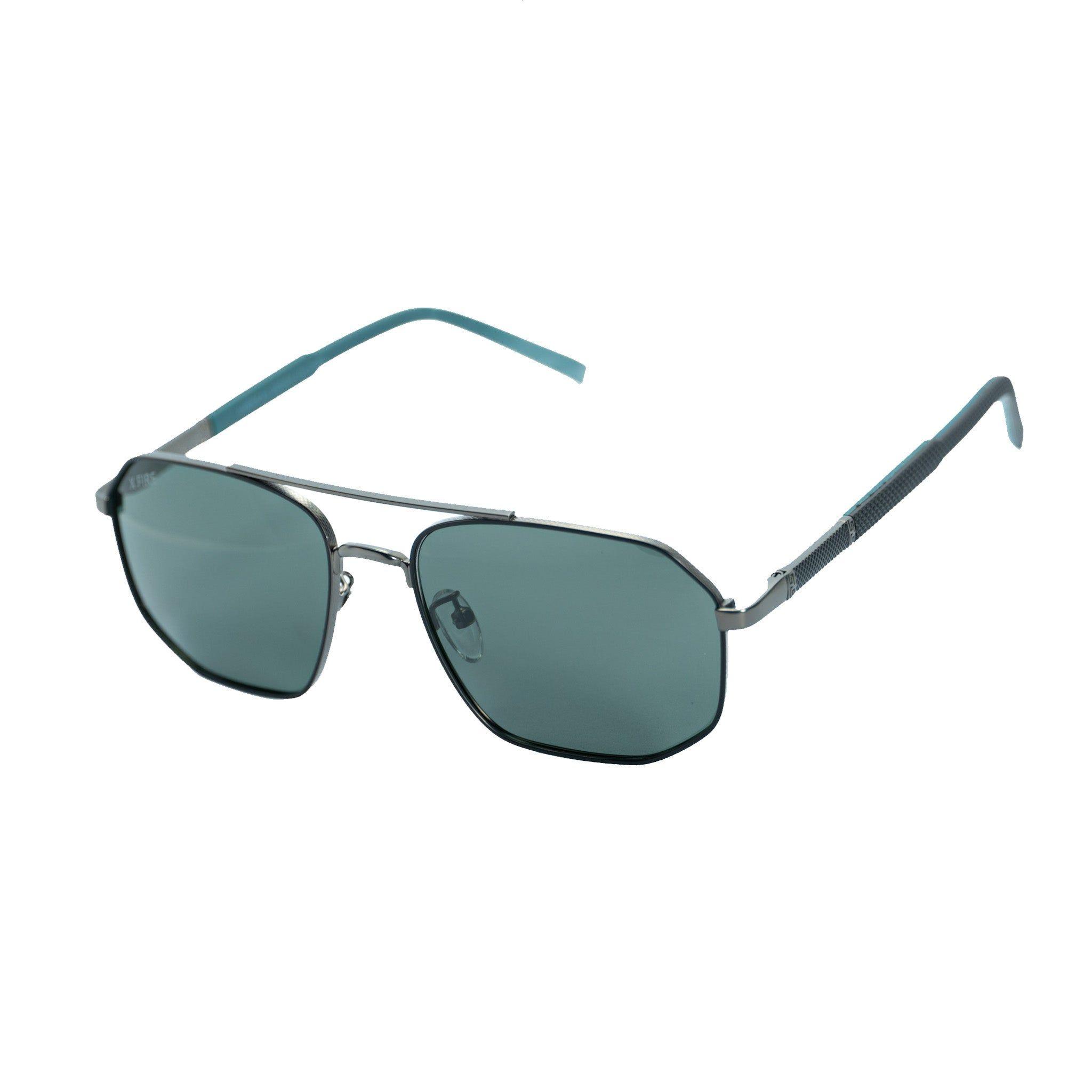 Lente de sol Plateado Montella / Verde UV400 X FIRE-3
