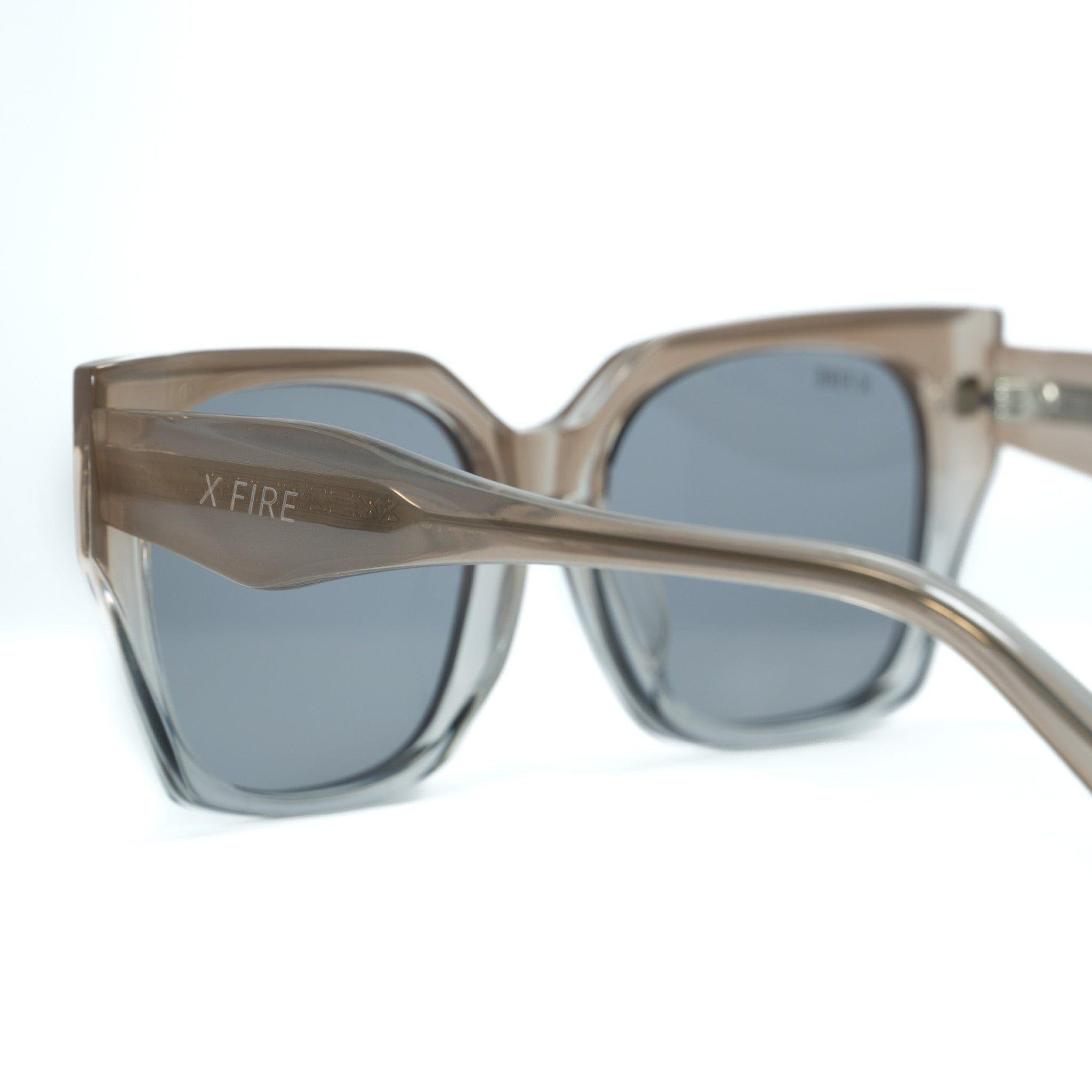 Lente de sol beige Alessa / Gris UV400 X FIRE-4